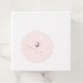 コケパーソナライズされたットディスコボールピンクリボン フェイバータグ (インサイチュ)