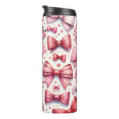 コケパーソナライズされたット弓サーマルタンブラー タンブラー (回転右)