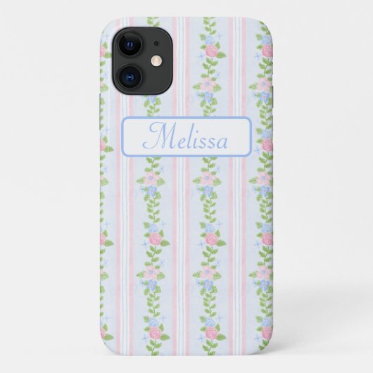 コケパーソナライズされたッ名門私立校風のクフローラ Case-Mate iPhoneケース (裏面)