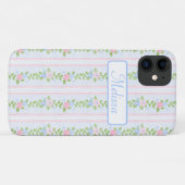 コケパーソナライズされたッ名門私立校風のクフローラ Case-Mate iPhoneケース (裏面(横))