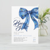 コケベリースイートブルーベリーベビーシャワー 招待状 (スタンド正面)