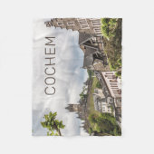 コケムモセルパノラマドイツサミナリー フリースブランケット (正面)