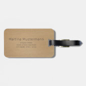 コケムモセルパノラマドイツサミナリー ラゲッジタグ (裏面横)