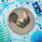 コケレル紙プレート9" ペーパープレート (パーティー)