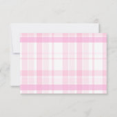 コケ名門私立校風のットピンクボウ卒業 サンキューカード (裏面)