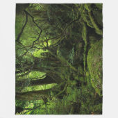 コケ洞 フリースブランケット (正面)