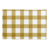 コケ茶ピロー市松模様にケース 枕カバー (裏面)