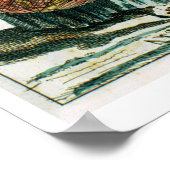 コケ飛んでいるットc.1784 (カラー版木、銅版、版画) ポスター (角)