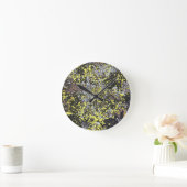 コケ#5 ラウンド壁時計 (ホーム)