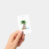 ココおもしろいコナッツカオスパームユーモアのあるツリー バッジ (手持ち)