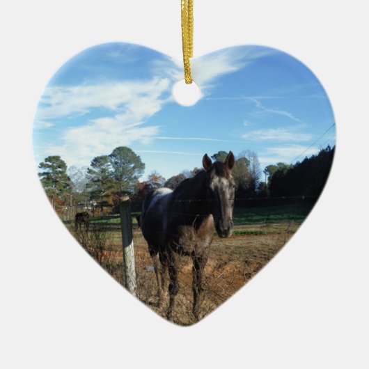 ココとクリームブラウン セラミックオーナメント (正面)