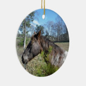 ココとクリーム色の馬 セラミックオーナメント (右)