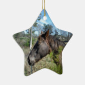 ココとクリーム色の馬 セラミックオーナメント (右)