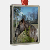 ココとクリーム色の馬 メタルオーナメント (右)