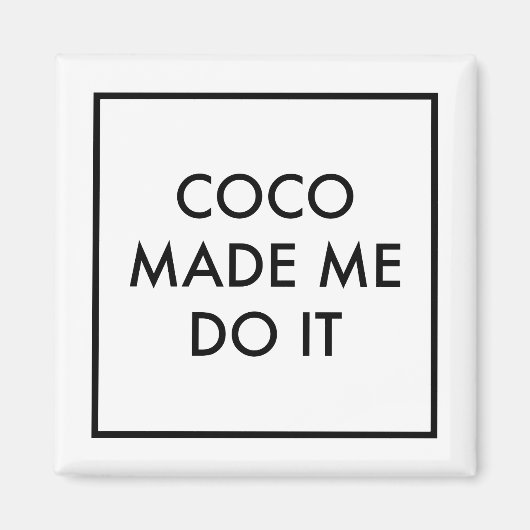 ココにやらせた マグネット (正面)