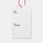 ココアかわいこちゃんクリスマスバレリーナ(キアラ) ギフトタグ (裏面)