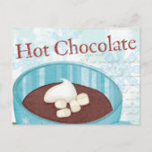 ココアが付いているクリスマスのマグ シーズンポストカード (正面)