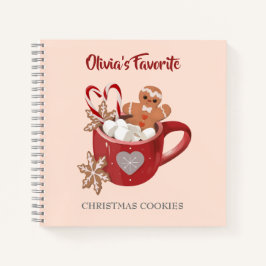 ココアとクッキーのクリスマスレシピ ノートブック