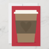 ココアとクッキーのパーティの招待状 招待状 (裏面)