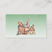 ココアとマカロンガールベビーシャワーおむつラッフル エンクロージャーカード (裏面)