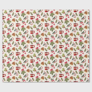 ココアとマシュマロのクリスマスモーニング ラッピングペーパー