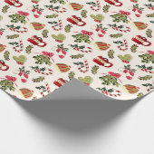 ココアとマシュマロのクリスマスモーニング ラッピングペーパー (角)