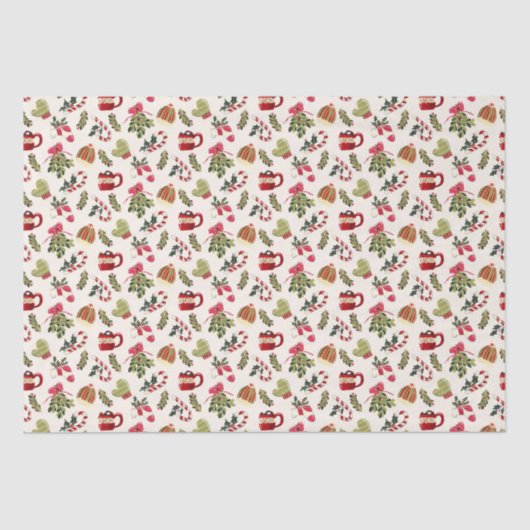 ココアとマシュマロのクリスマスモーニング 薄葉紙 (正面)