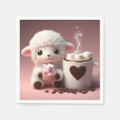 ココアと子羊の甘い夢 スタンダードカクテルナプキン (正面)