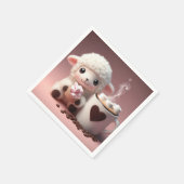 ココアと子羊の甘い夢 スタンダードカクテルナプキン (角)