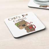 ココアのために熱狂するな女の子くま コースター (左側)
