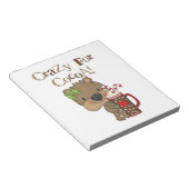 ココアのために熱狂するな女の子くま ノートパッド (アングル)