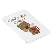 ココアのために熱狂するな女の子くま マグネット (右側)