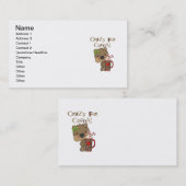 ココアのために熱狂するな女の子くま 名刺 (正面/裏面)