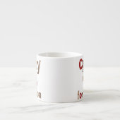 ココアのために熱狂する エスプレッソカップ (正面)