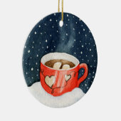 ココアの冬のオーナメント セラミックオーナメント (右)