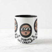 ココアの前またはの間にまたはの後で マグカップ (中央)