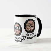 ココアの前またはの間にまたはの後で マグカップ (正面右)