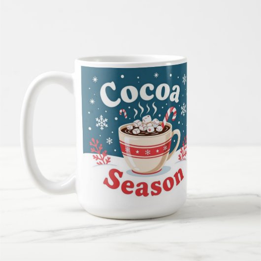 ココアの季節 メリークリスマス コーヒーマグカップ (左)