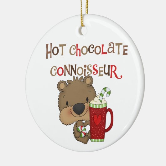 ココアの鑑識家の男の子くま セラミックオーナメント (左)
