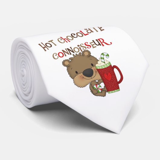 ココアの鑑識家の男の子くま ネクタイ (ロール)