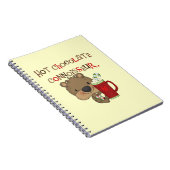 ココアの鑑識家の男の子くま ノートブック (右側)