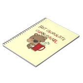 ココアの鑑識家の男の子くま ノートブック (左側)