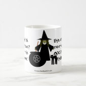 ココアはこの魔女の醸造所だ!生意気な魔女のマグ コーヒーマグカップ (中央)
