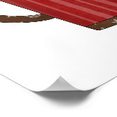 ココアを持つルディのトナカイ ポスター (角)