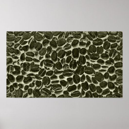 ココアコーヒー豆 ポスター (正面)