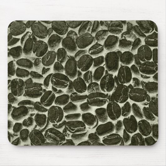 ココアコーヒー豆 マウスパッド (正面)