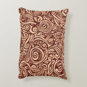 ココアスワールアクセント枕 アクセントクッション (裏面(縦))