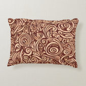 ココアスワールアクセント枕 アクセントクッション (裏面)