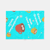 ココアドリームズピロー フリースブランケット (正面(横))