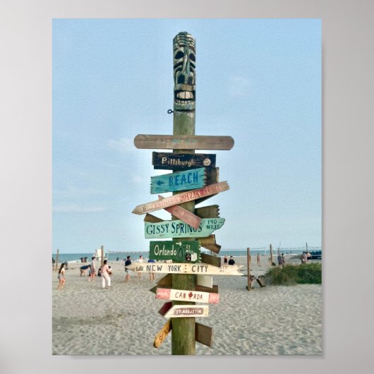 ココアビーチピア写真 ポスター (正面)